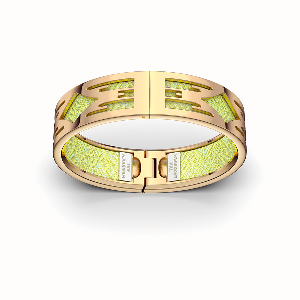Ikat Bangle - Lemongrass Green