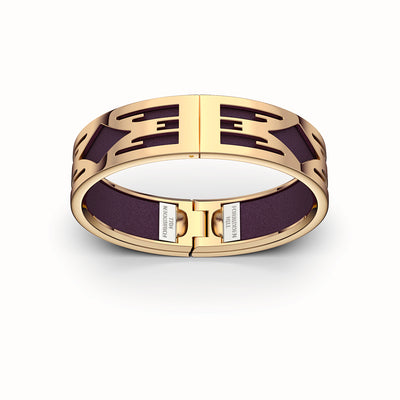Ikat Bangle - Deep Plum