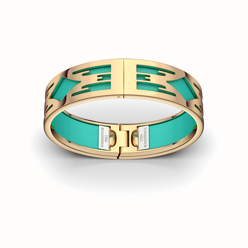 Ikat Bangle - Shophouse Teal