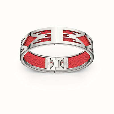Ikat Bangle - Dragon Red