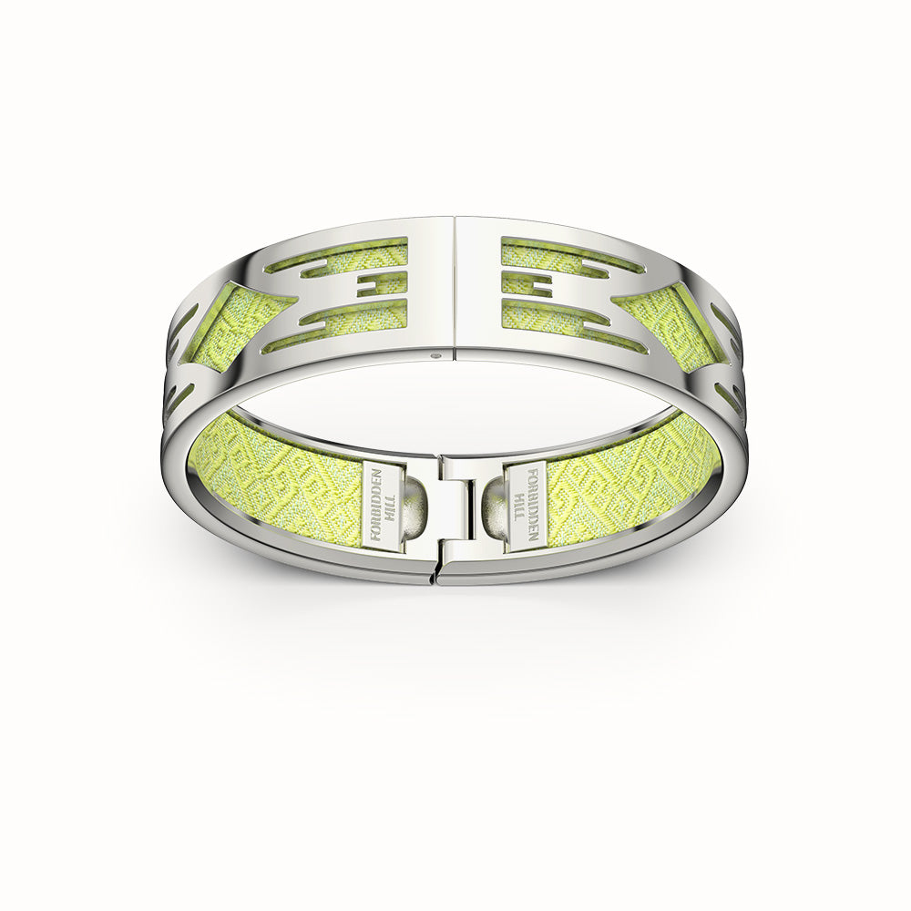 Ikat Bangle - Lemongrass Green
