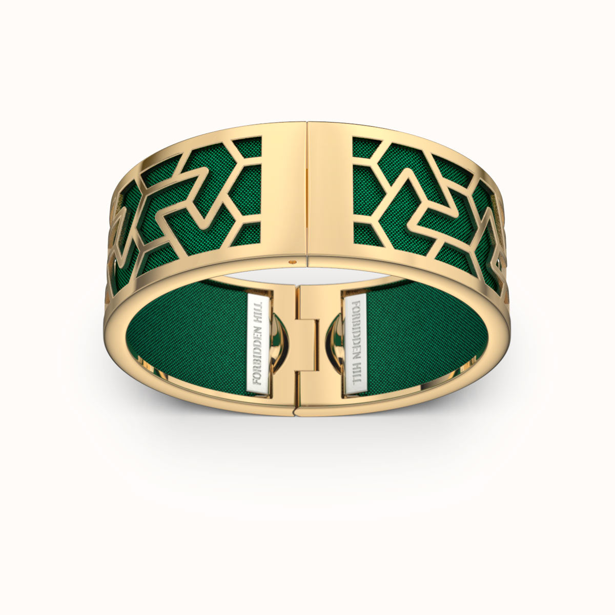 Iskandar Bangle Emerald Green