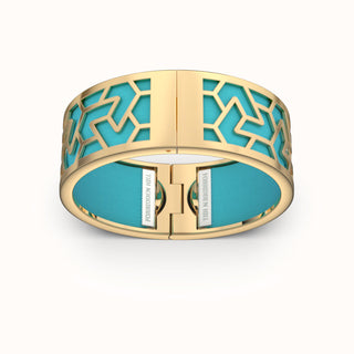 Iskandar Bangle - Turquoise Blue