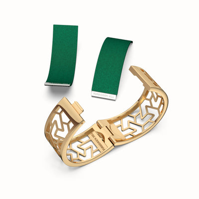 Iskandar Bangle Emerald Green