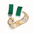 Iskandar Bangle Emerald Green