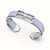 Kawung Silk Cuff - Pewter Grey