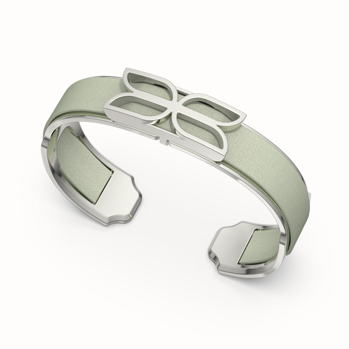 Kawung Silk Cuff - Shophouse Olive