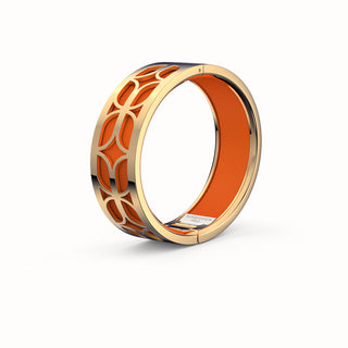 Kawung Bangle - Lava Orange