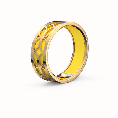 Kawung Bangle - Pineapple Yellow