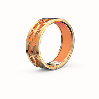 Kawung Bangle - Sunset Orange