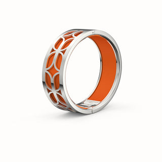 Kawung Bangle - Lava Orange