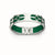 Kawung Bangle - Emerald Green