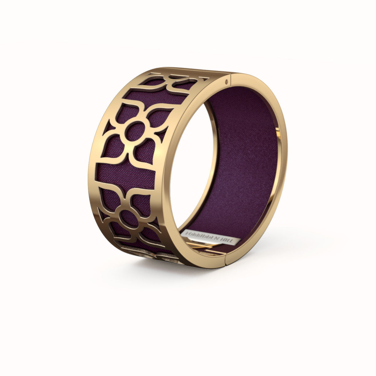 Lotus Bangle Deep Plum