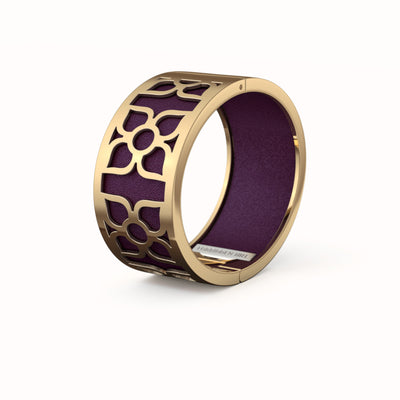Lotus Bangle Deep Plum