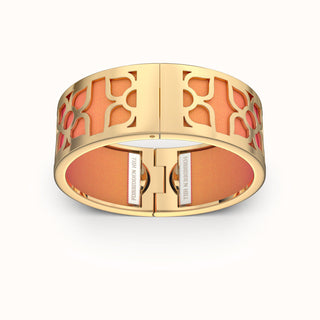 Lotus Bangle - Sunset Orange