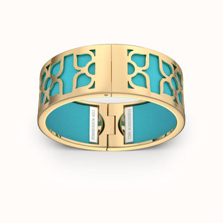 Lotus Bangle - Turquoise Blue