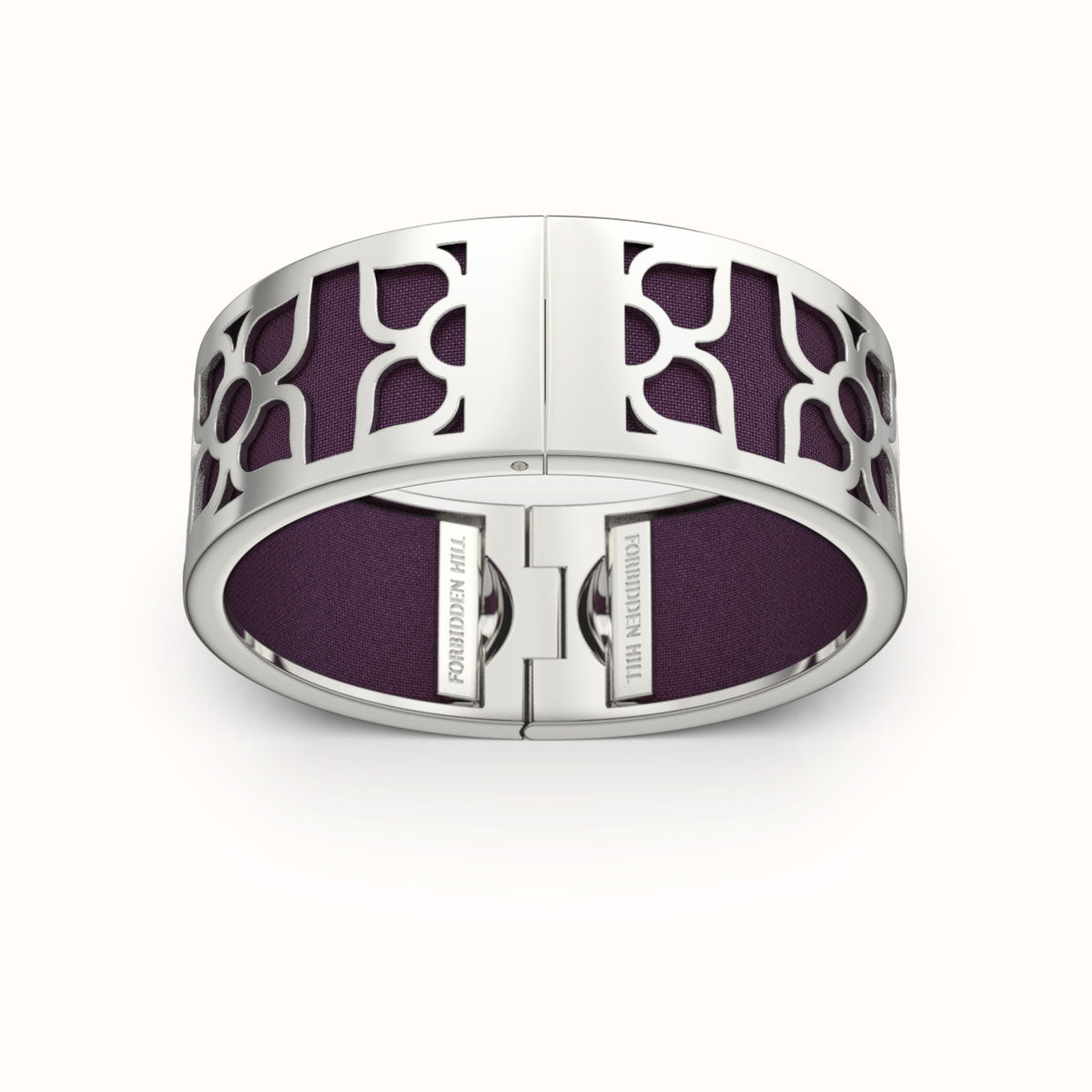 Lotus Bangle Deep Plum