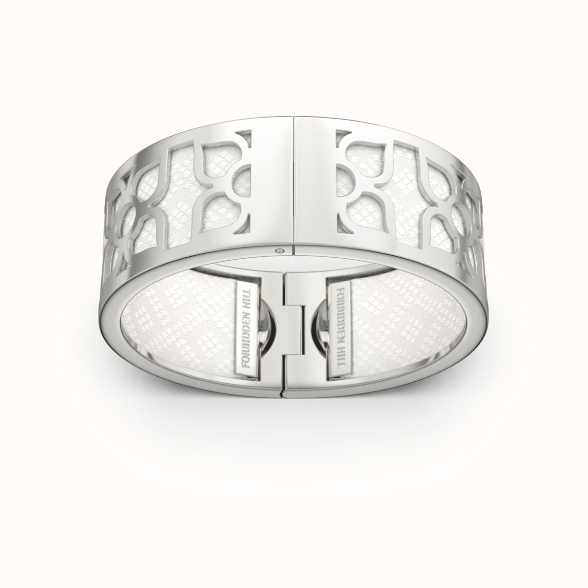 Lotus Bangle Porcelain White