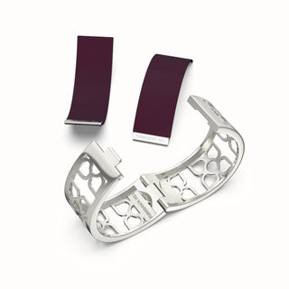 Lotus Bangle - Deep Plum