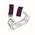 Lotus Bangle Deep Plum