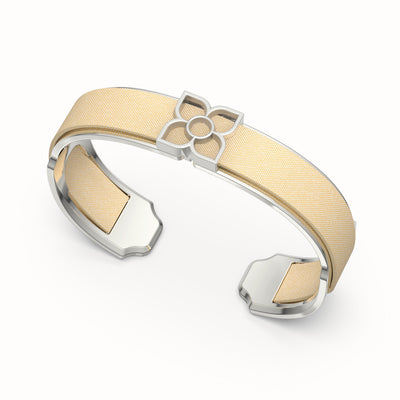 Lotus Silk Cuff - Shophouse Vanilla
