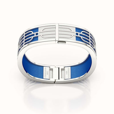 Nanyang Dream Bangle - Celestial Blue - Sterling Silver