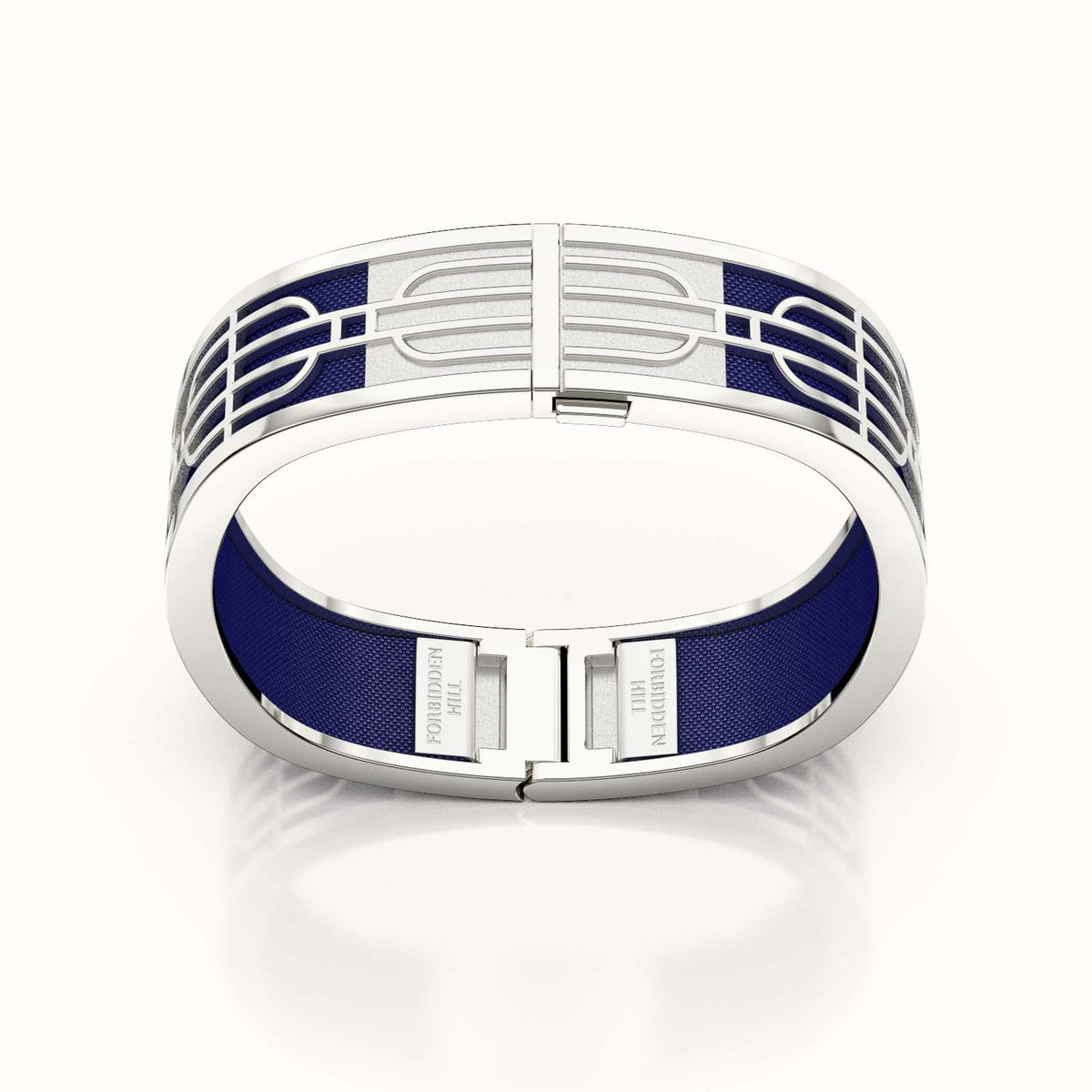 Nanyang Dream Bangle - Midnight Blue - Sterling Silver