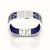 Nanyang Dream Bangle - Midnight Blue - Sterling Silver