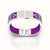 Nanyang Dream Bangle - Orchid Purple - Sterling Silver
