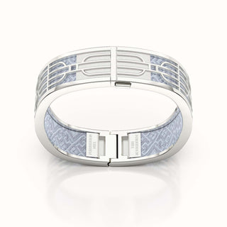 Nanyang Dream Bangle - Pewter Grey - Sterling Silver