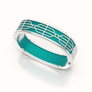 Nanyang Dream Bangle - Andaman Green - Sterling Silver