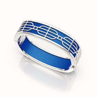 Nanyang Dream Bangle - Celestial Blue - Sterling Silver