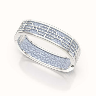 Nanyang Dream Bangle - Pewter Grey - Sterling Silver