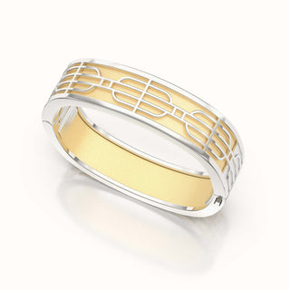 Nanyang Dream Bangle - Shophouse Vanilla - Sterling Silver