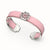 Nonya Blossom Silk Cuff - Rose Syrup Pink
