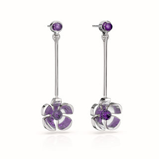 Orchid Garden - Amethyst Gemstones