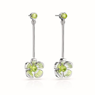 Orchid Garden - Peridot Gemstones