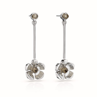 Orchid Garden - Smoky Quartz Gemstones