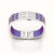Peranakan Grace Bangle - Dawn Mauve - Sterling Silver