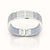 Peranakan Grace Bangle - Pewter Grey - Sterling Silver