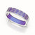 Peranakan Grace Bangle - Dawn Mauve - Sterling Silver