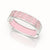 Peranakan Grace Bangle - Rose Syrup Pink - Sterling Silver