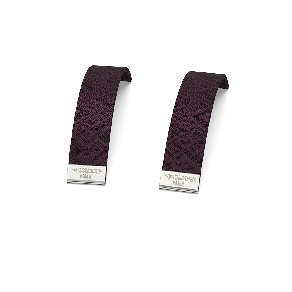 Silk Slides Kopi-O Brown - Sterling Silver Bangles
