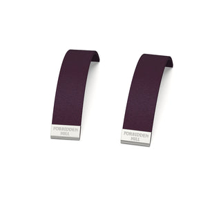 Silk Slides Deep Plum -  16mm Bangles