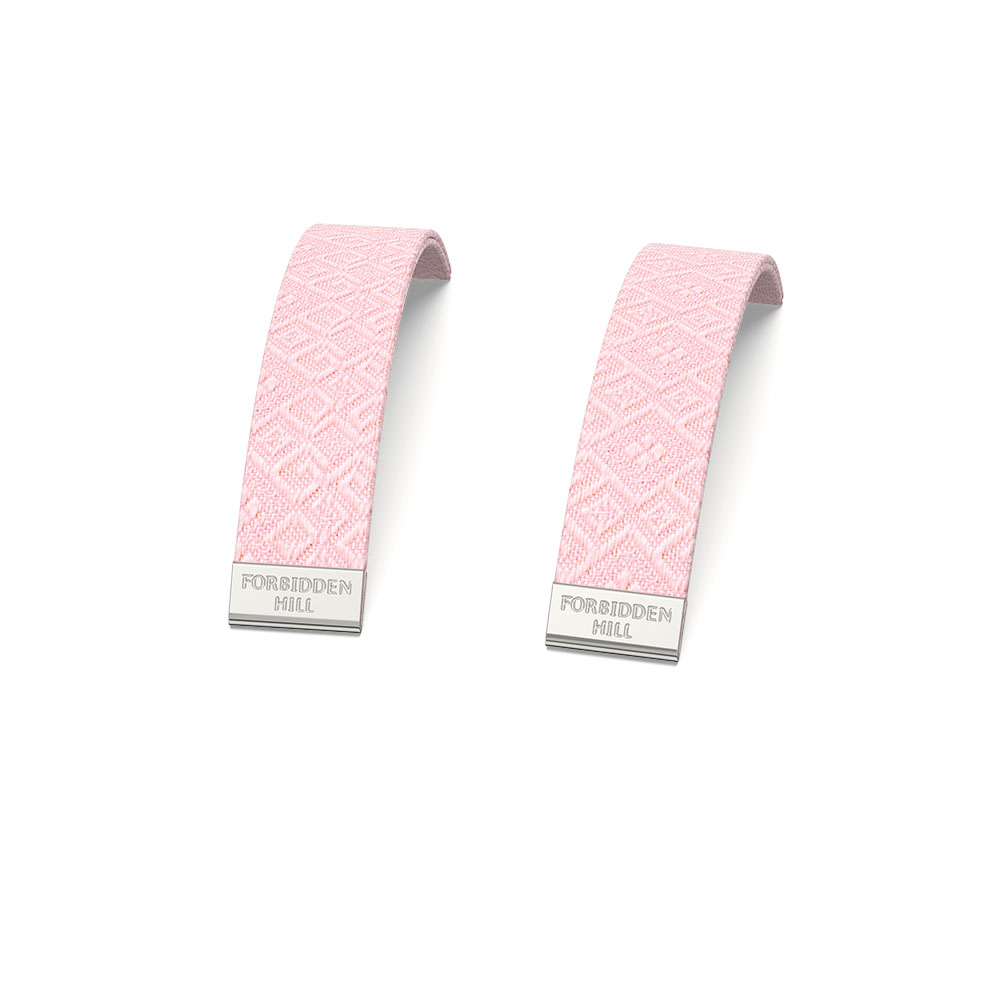 Silk Slides Rose Syrup Pink - Sterling Silver Bangles