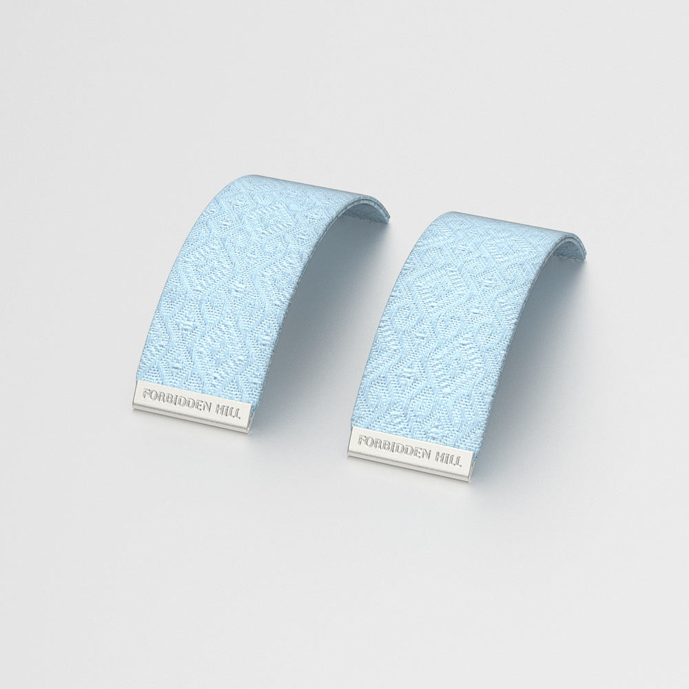 Silk Slides for 24mm Bangle - Mist Blue