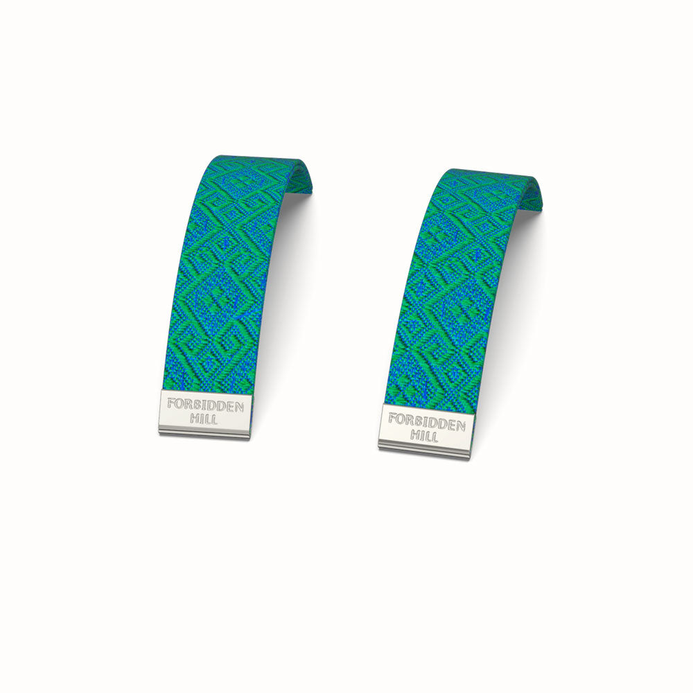 Silk Slides for 16mm Bangle - Andaman Green