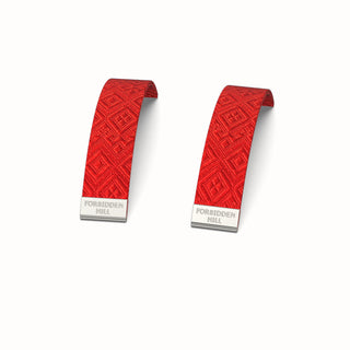 Silk Slides for 16mm Bangle - Dragon Red