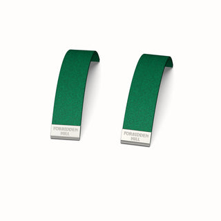 Silk Slides for 16mm Bangle - Emerald Green