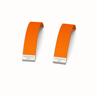 Silk Slides for 16mm Bangle - Lava Orange